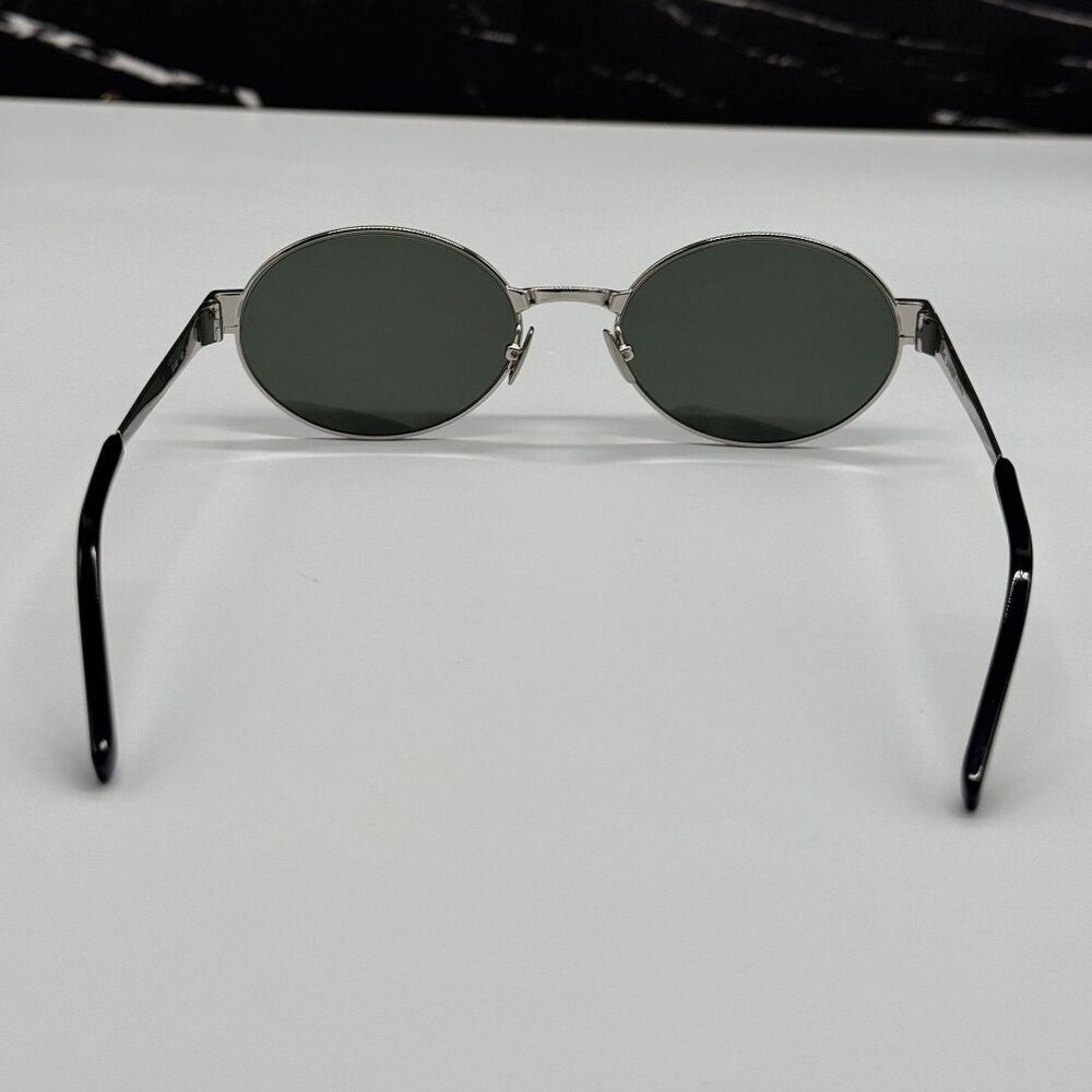 NEW SAINT LAURENT SL692 OO2 SILVER UNISEX SUNGLASSES SAINT LAURENT SL 692 OO2 - Picture 8 of 11